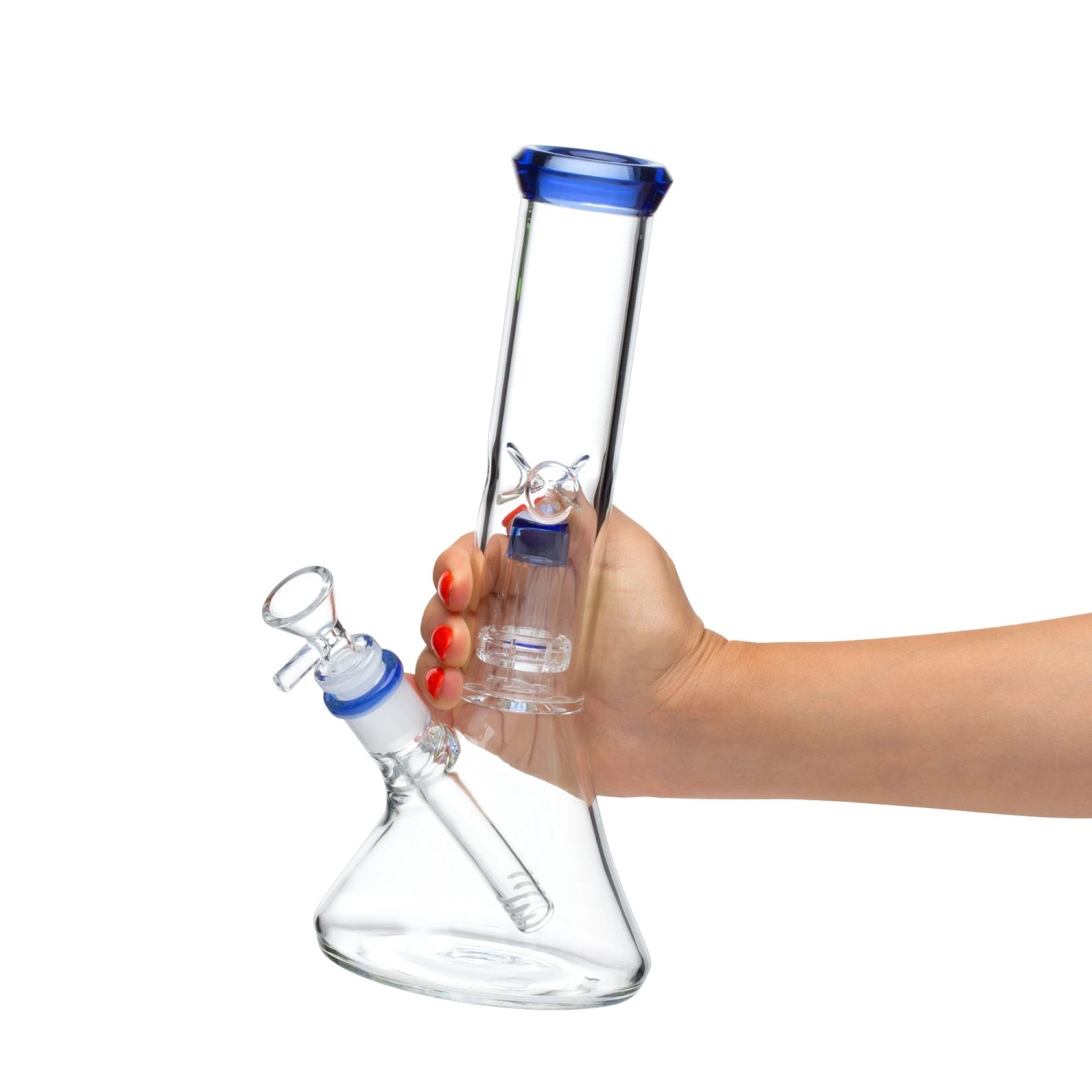 10in Circ Perc Beaker Bong - Image 4