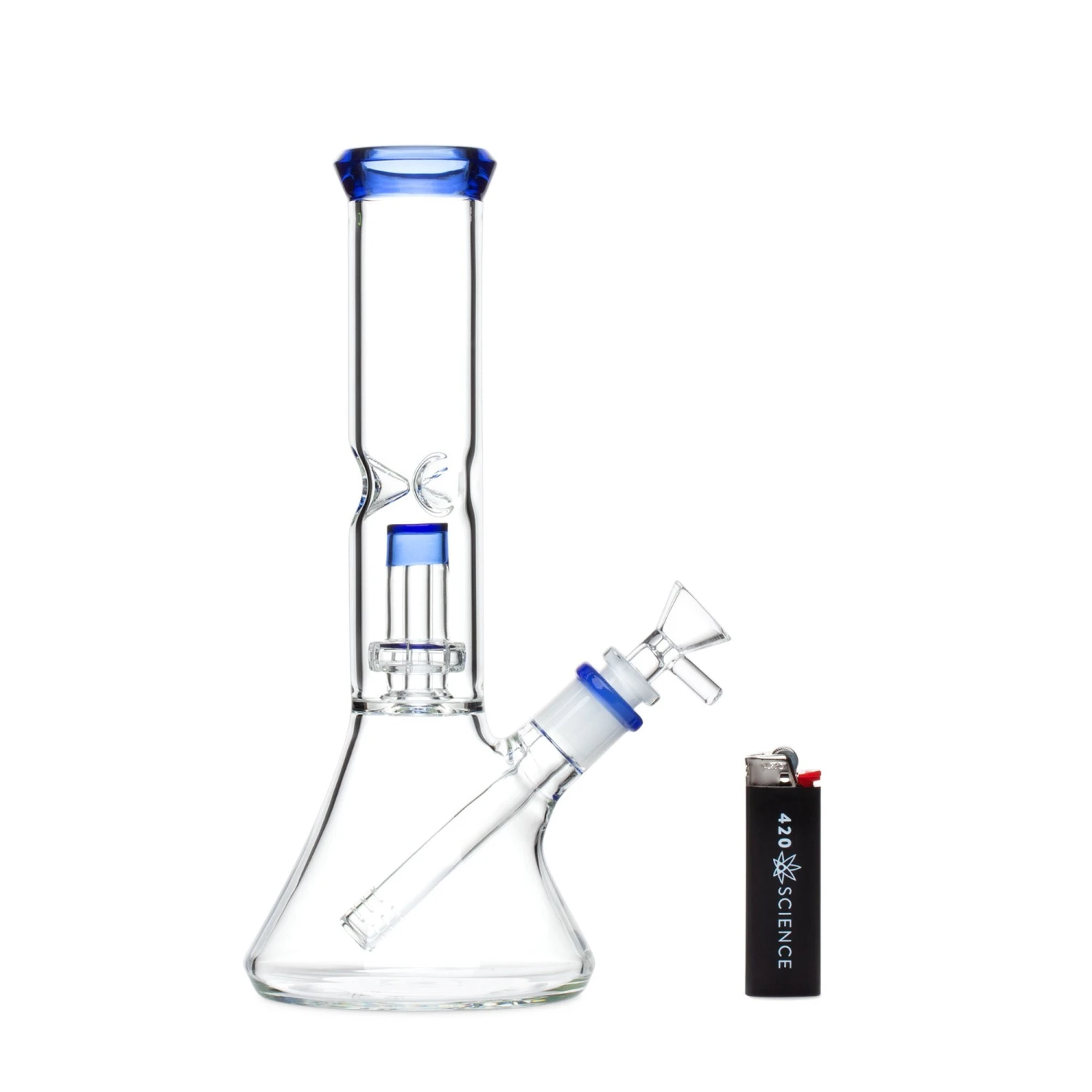 10in Circ Perc Beaker Bong - Image 2