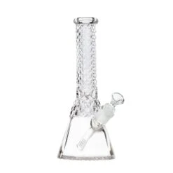 12in Antique Faceted Beaker Bong