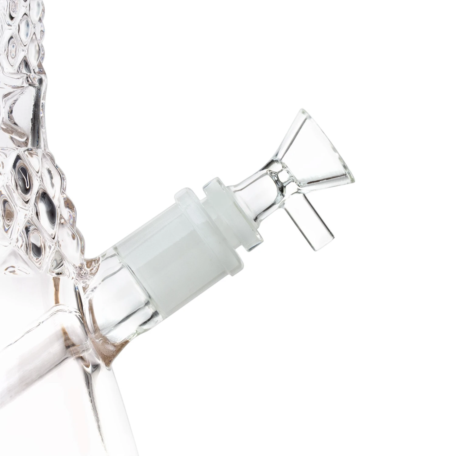 12in Antique Faceted Beaker Bong - Image 6