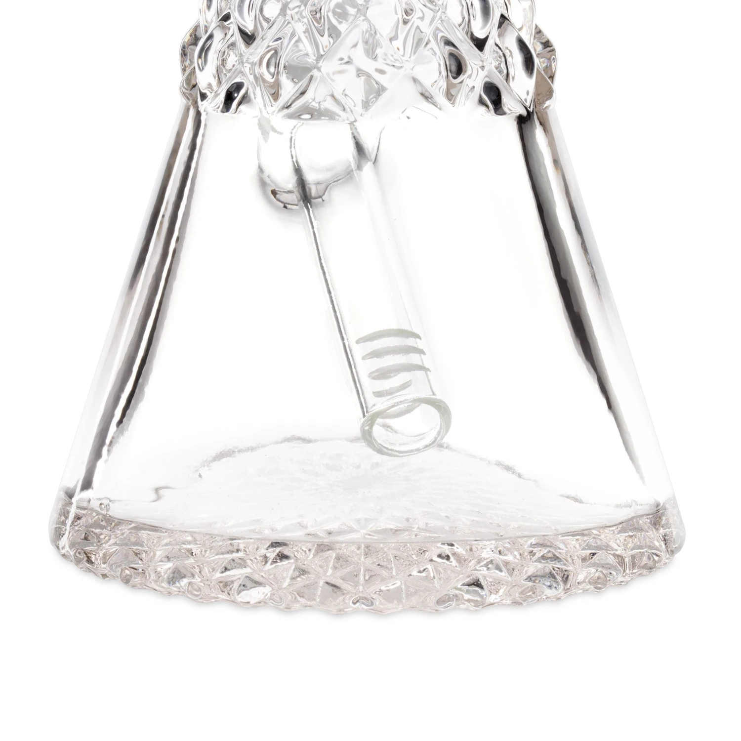 12in Antique Faceted Beaker Bong - Image 7