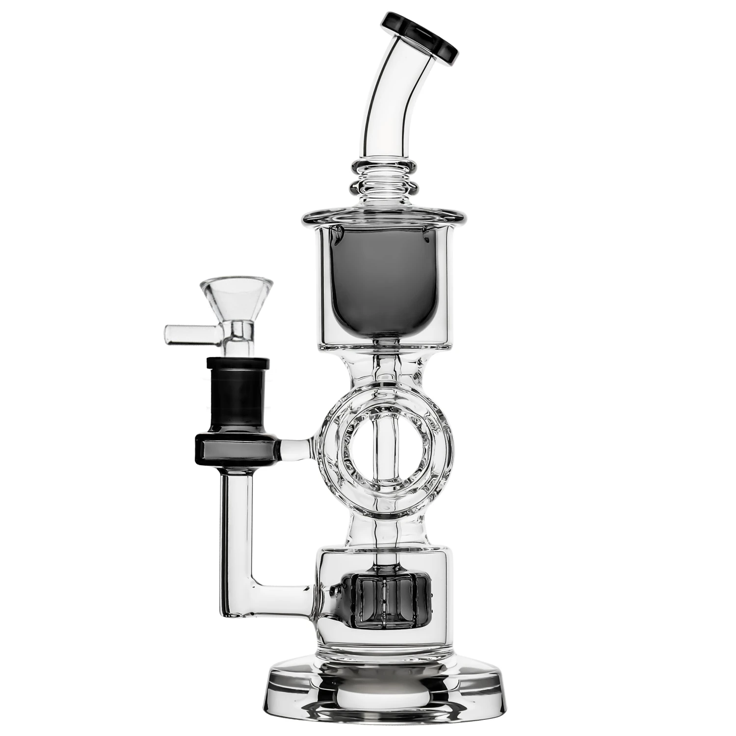 Barrel Straight Base Recycler Bong