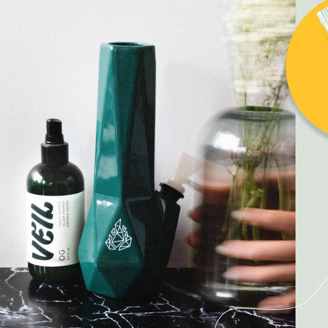 BRNT Designs Boreal Hexagon Ceramic Bong - Image 4