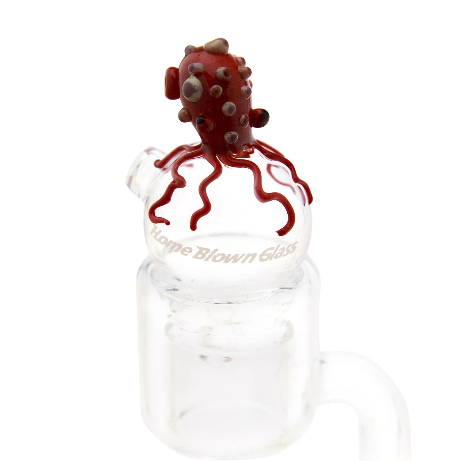 Home Blown Glass Bubble Carb Cap - Octopus - Image 4