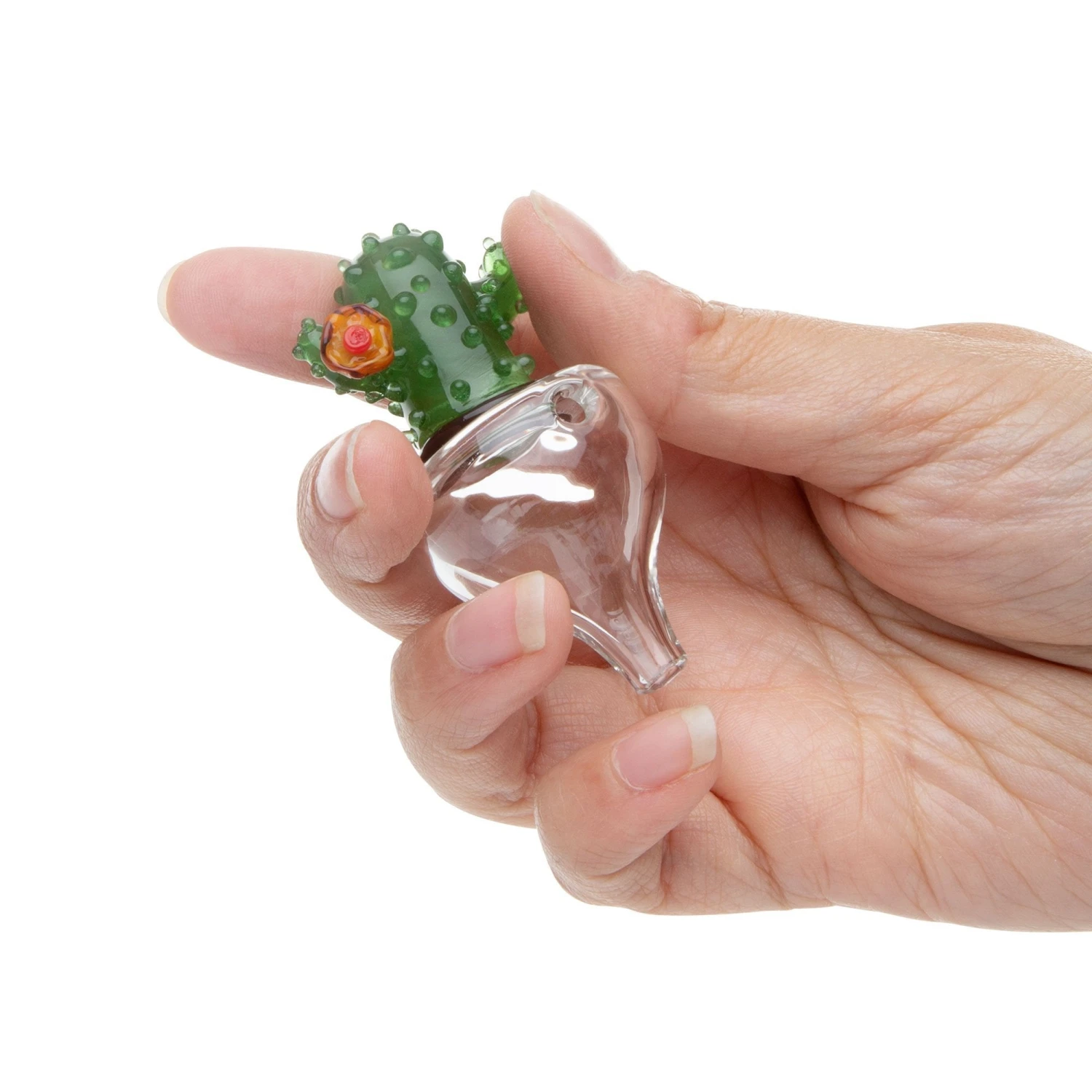 Empire Glassworks Cactus Bubble Cap - Image 3