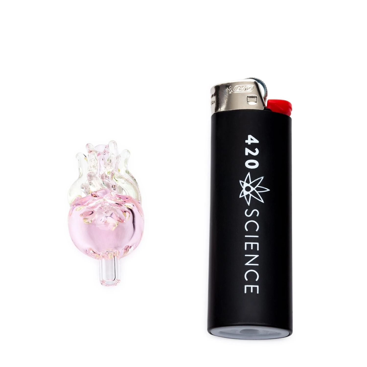 Empire Glassworks UV Jelly Fish Puffco Peak Bubble Cap - Image 3