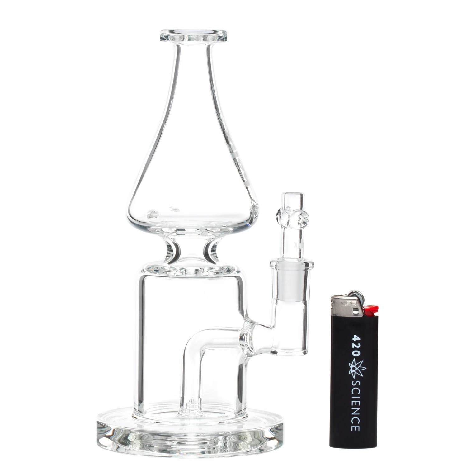 GRAV Helix Flare Water Pipe W/ Fixed Downstem - Image 2