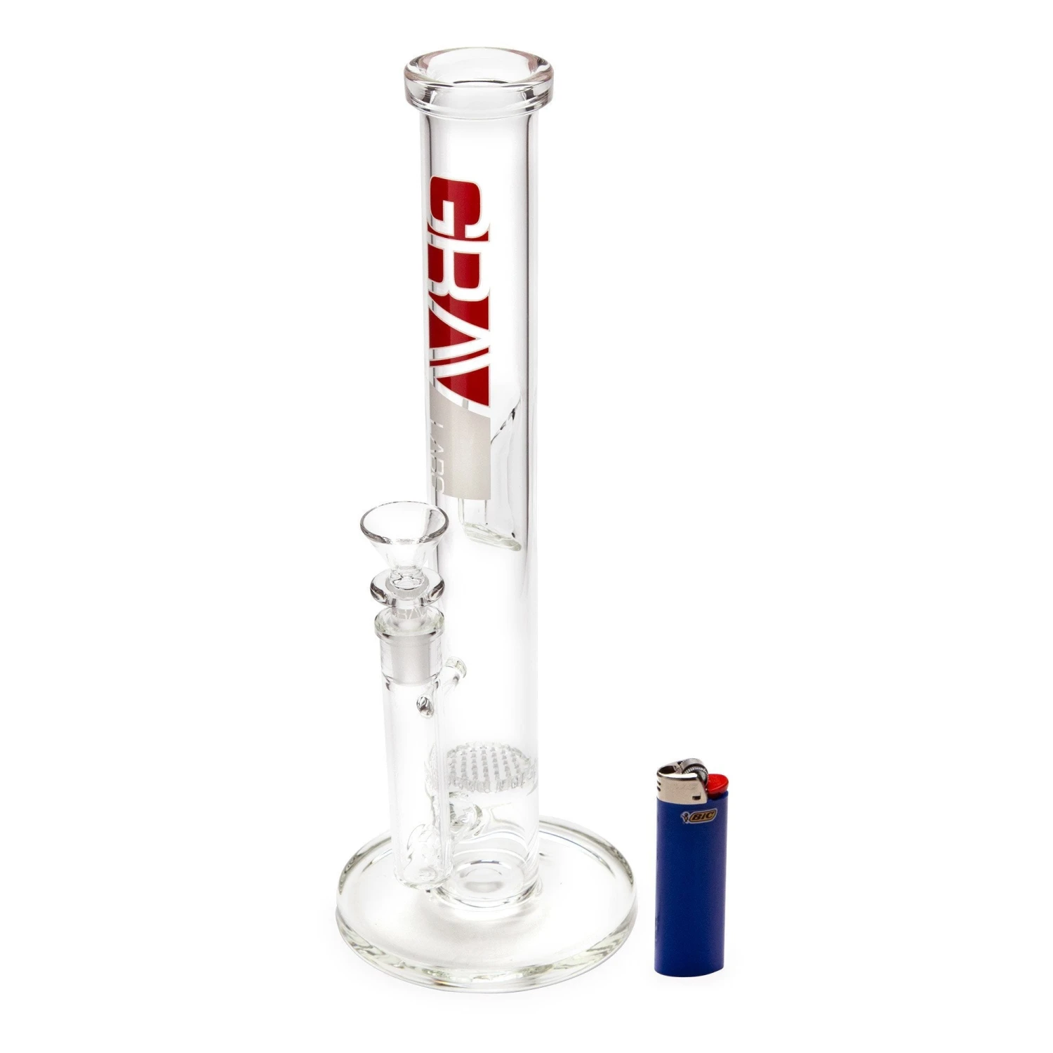 GRAV 12in Flare Water Pipe W/ Honey Comb Disc - Image 2