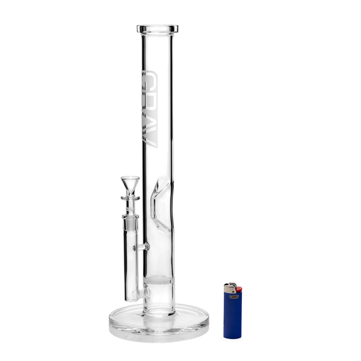 GRAV 16in Flare Water Pipe W/ Honey Comb Disc - Image 2