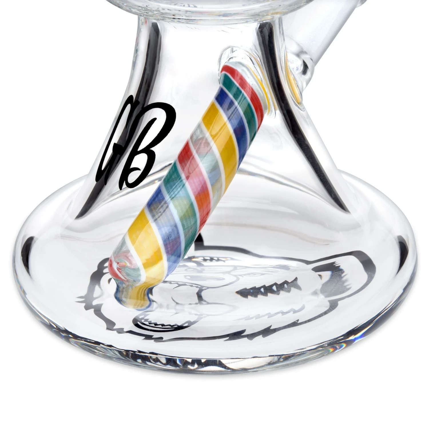 HALF PRICE: Green Bear 6in Striped Bell Dab Rig - Minor Blemish - Image 6
