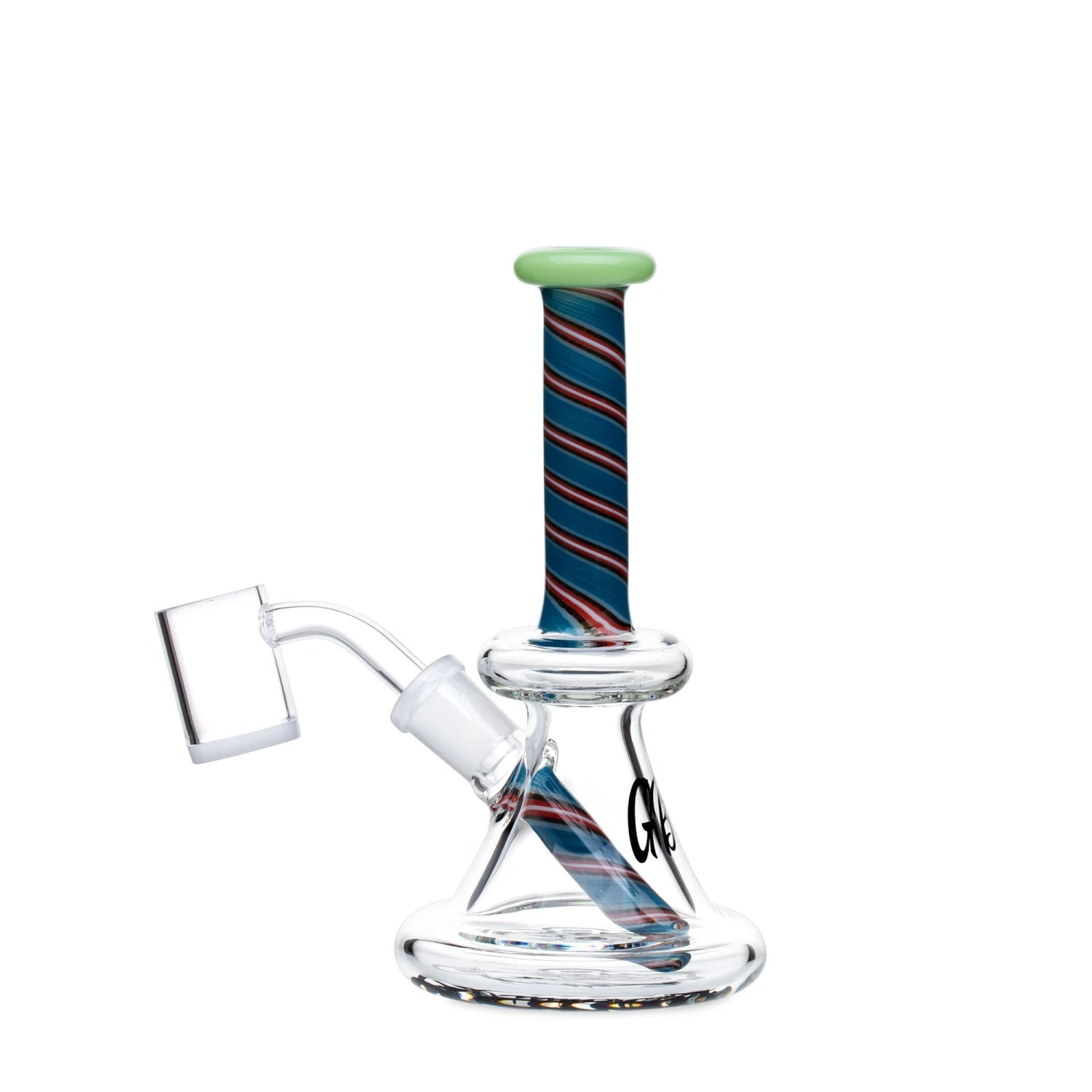 HALF PRICE: Green Bear 6in Striped Bell Dab Rig - Minor Blemish - Image 11
