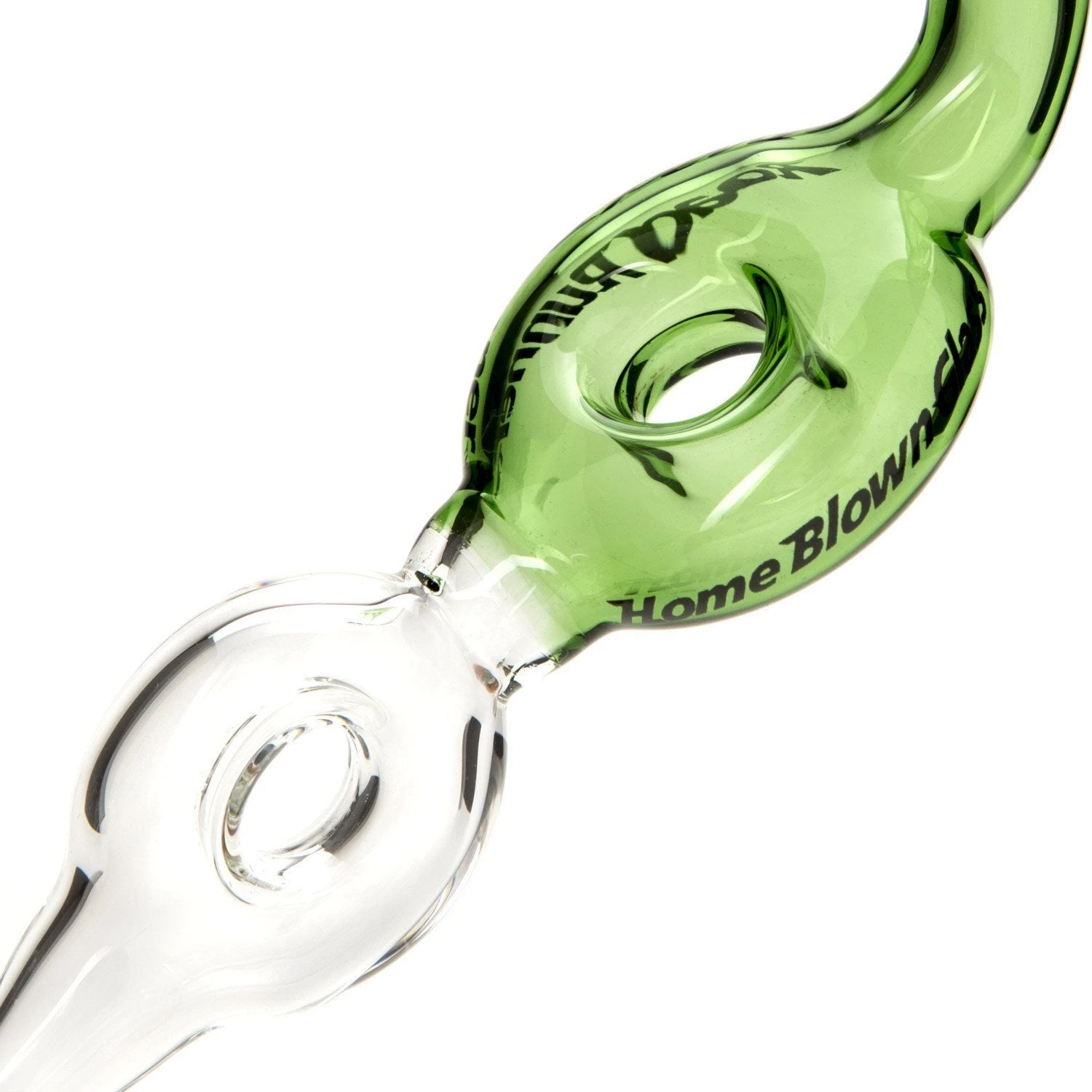 Home Blown Glass Road Runner Air-Cooled Dab Straw - Image 2