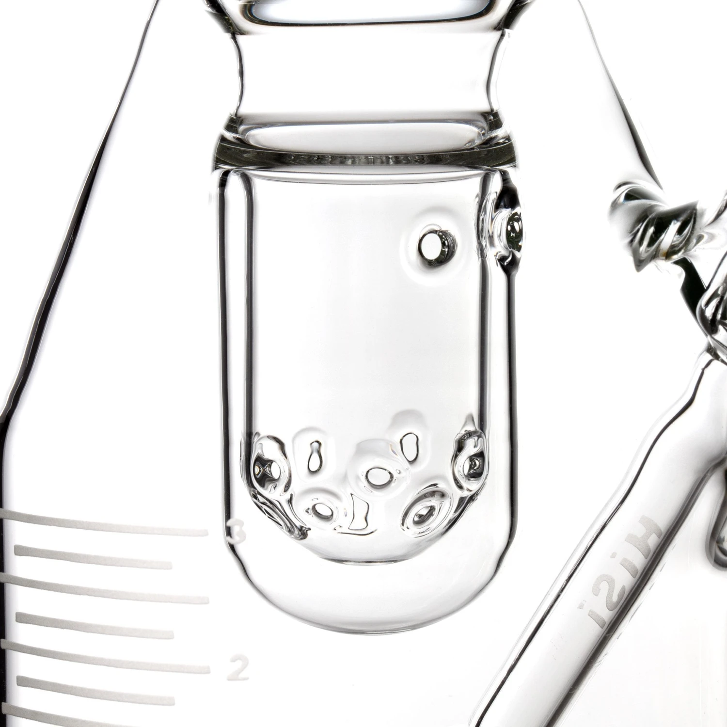 HiSi 16in Beaker Bong - Double U Perc - Image 8