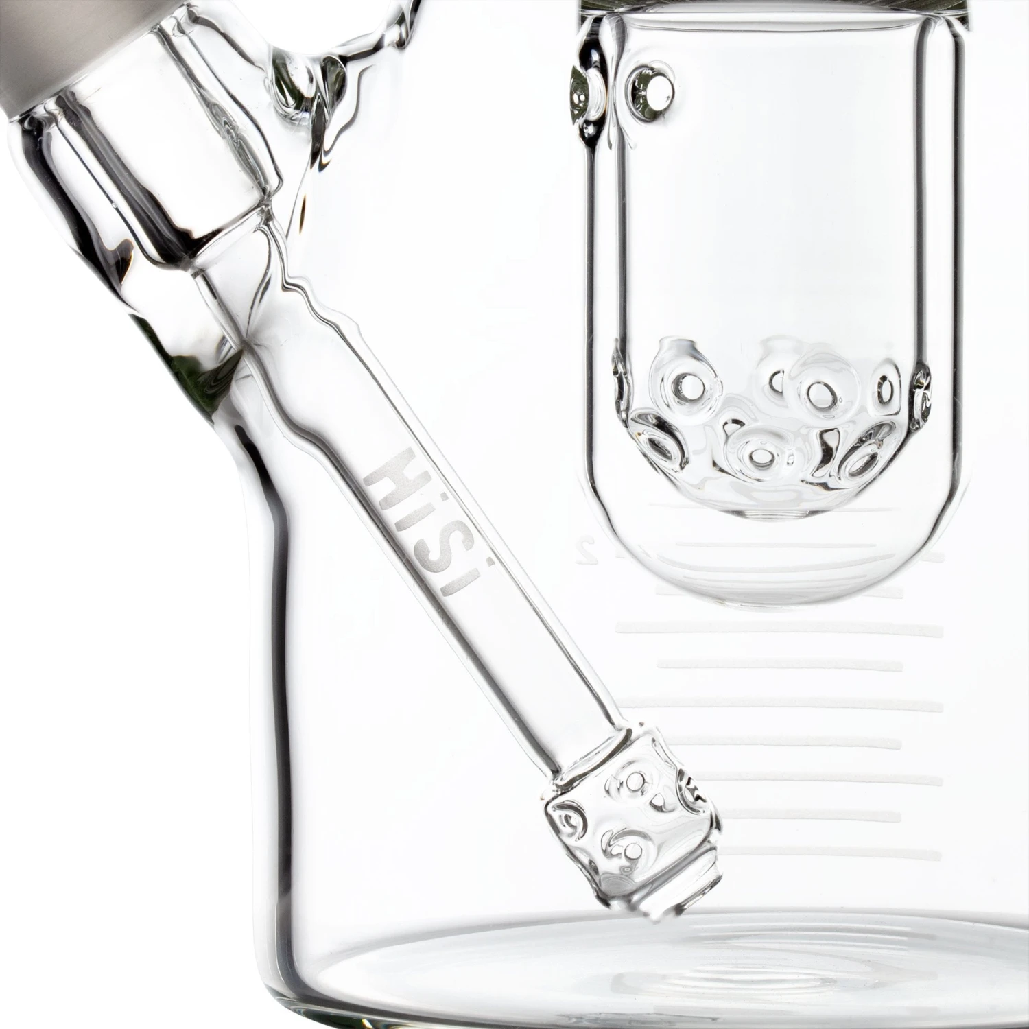 HiSi 16in Beaker Bong - Double U Perc - Image 6