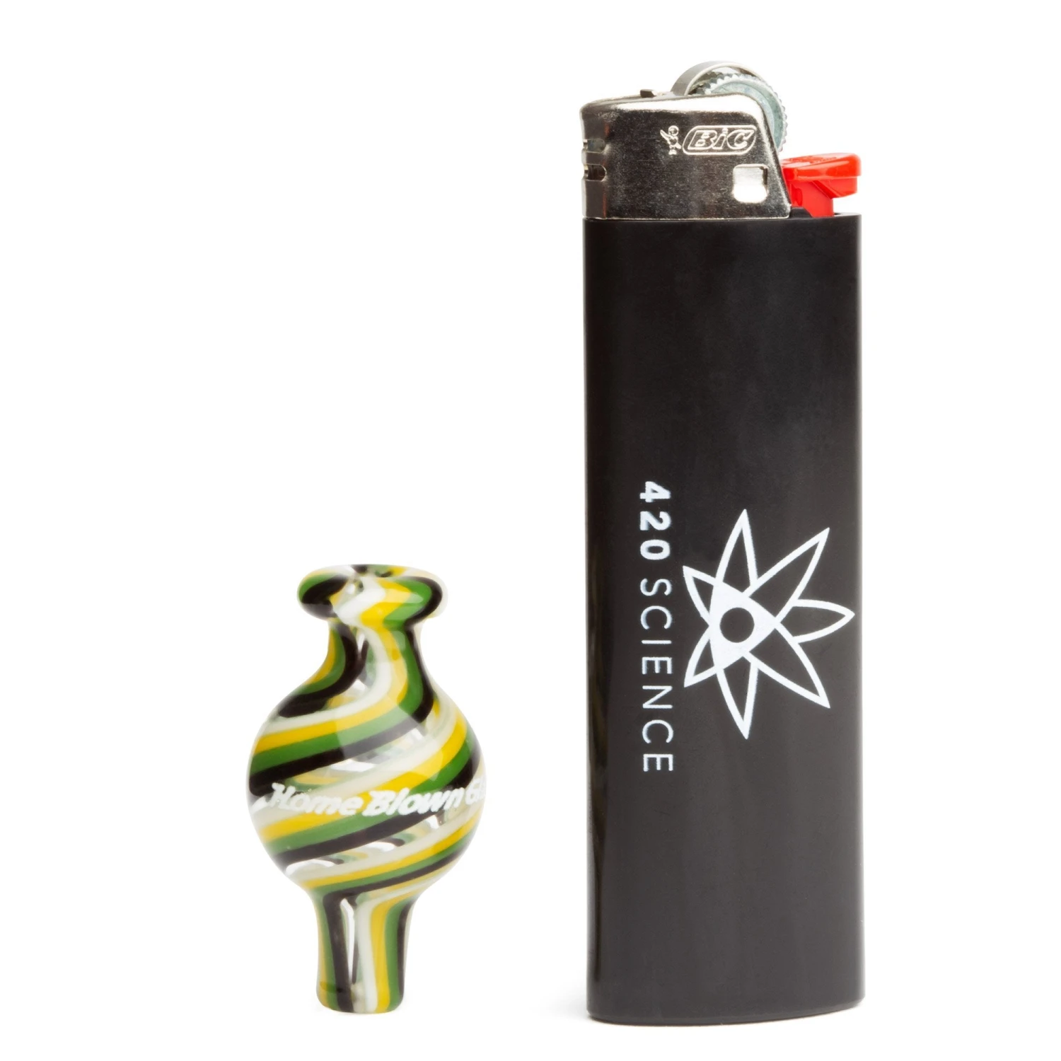 Home Blown Glass Bubble Carb Cap - Ashanti - Image 2