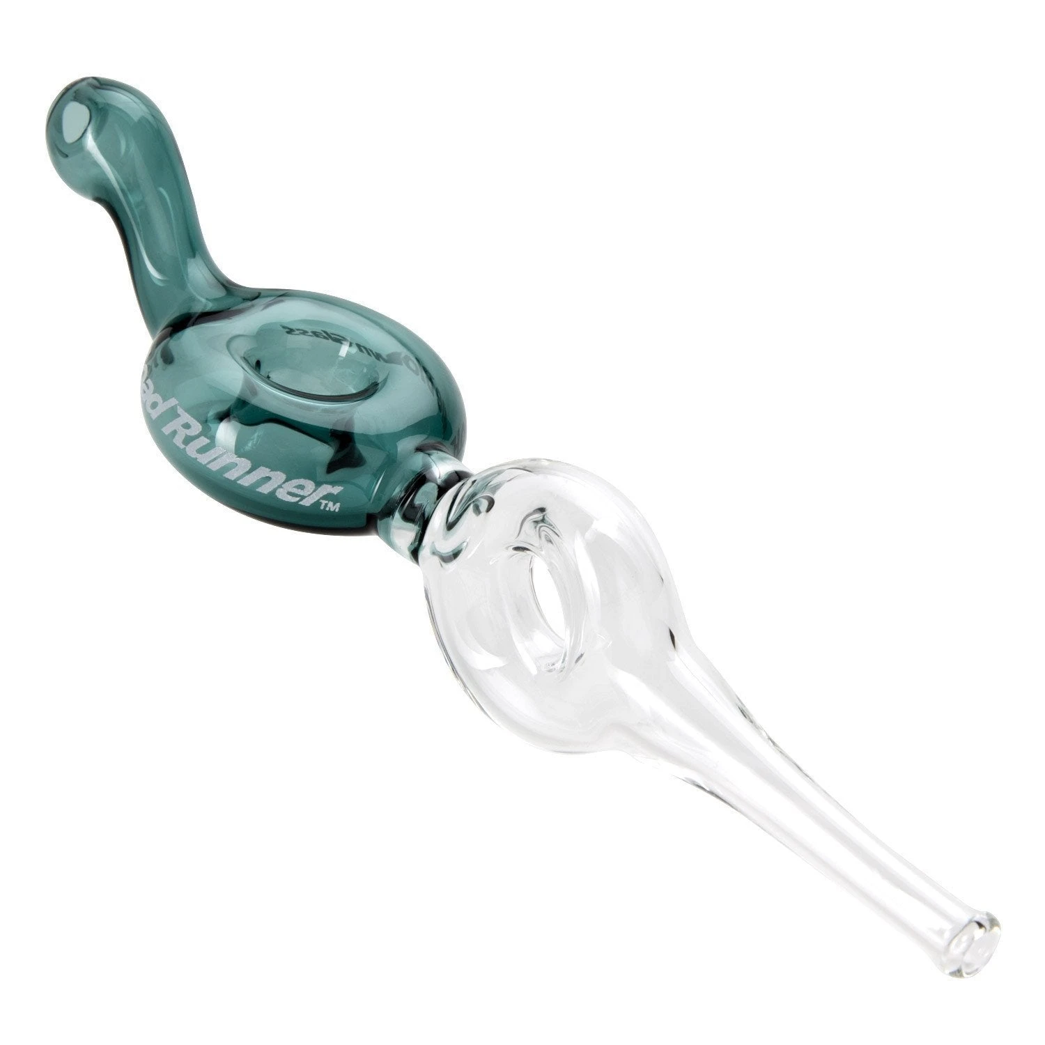 Home Blown Glass Road Runner Air-Cooled Dab Straw - Image 5