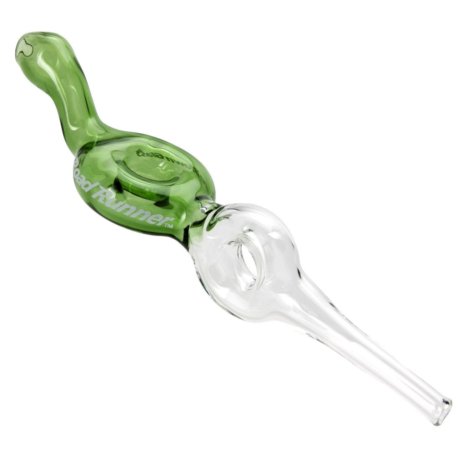 Home Blown Glass Road Runner Air-Cooled Dab Straw - Image 4