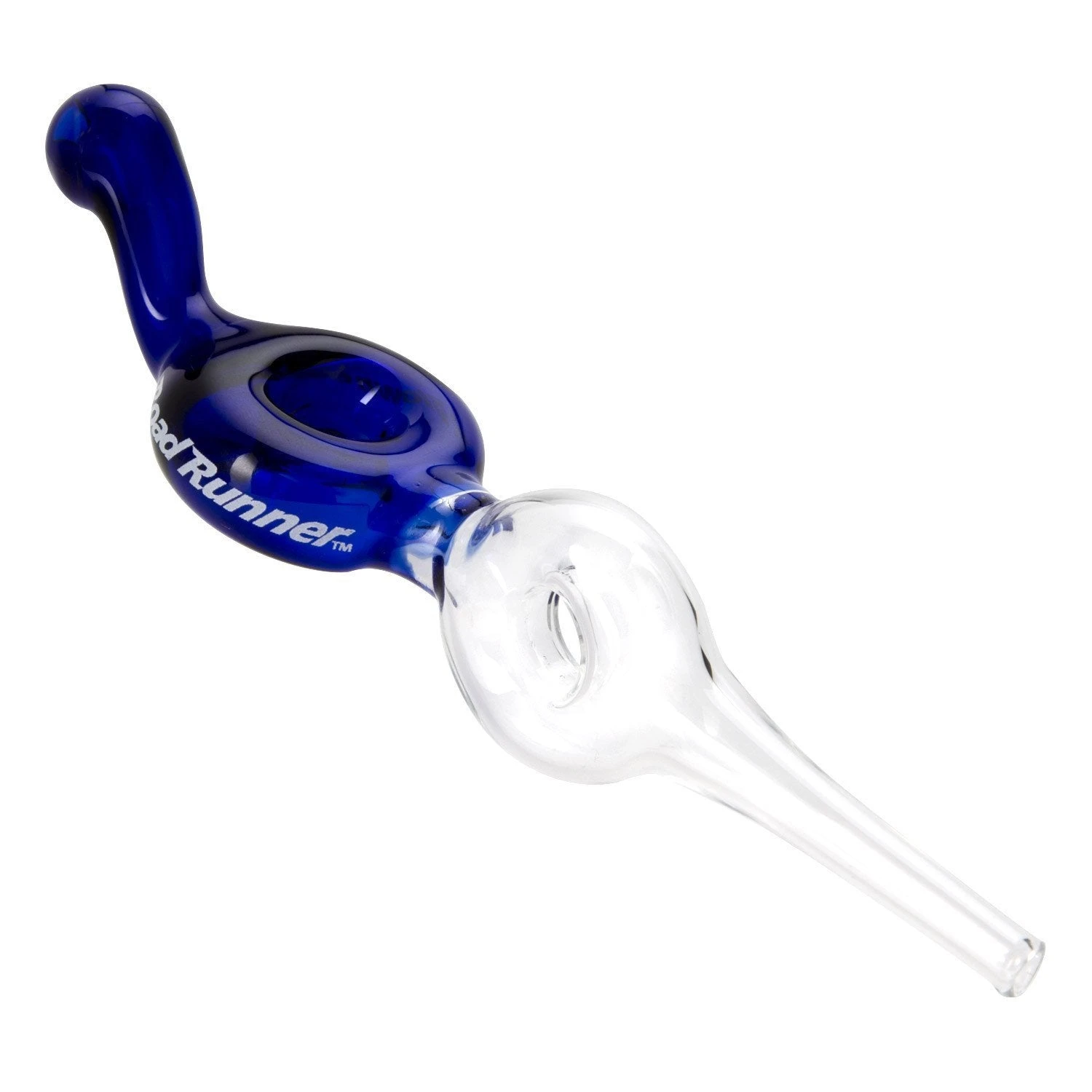 Home Blown Glass Road Runner Air-Cooled Dab Straw