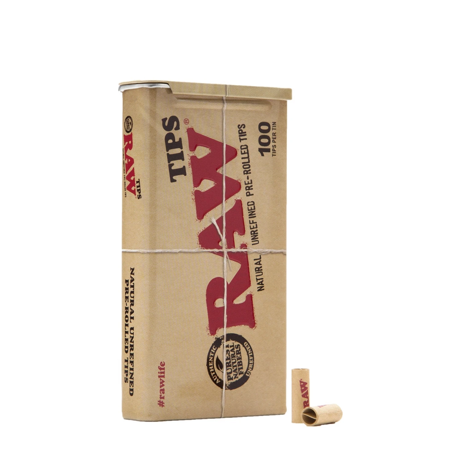 RAW 100 Pre-Rolled Tip Tin