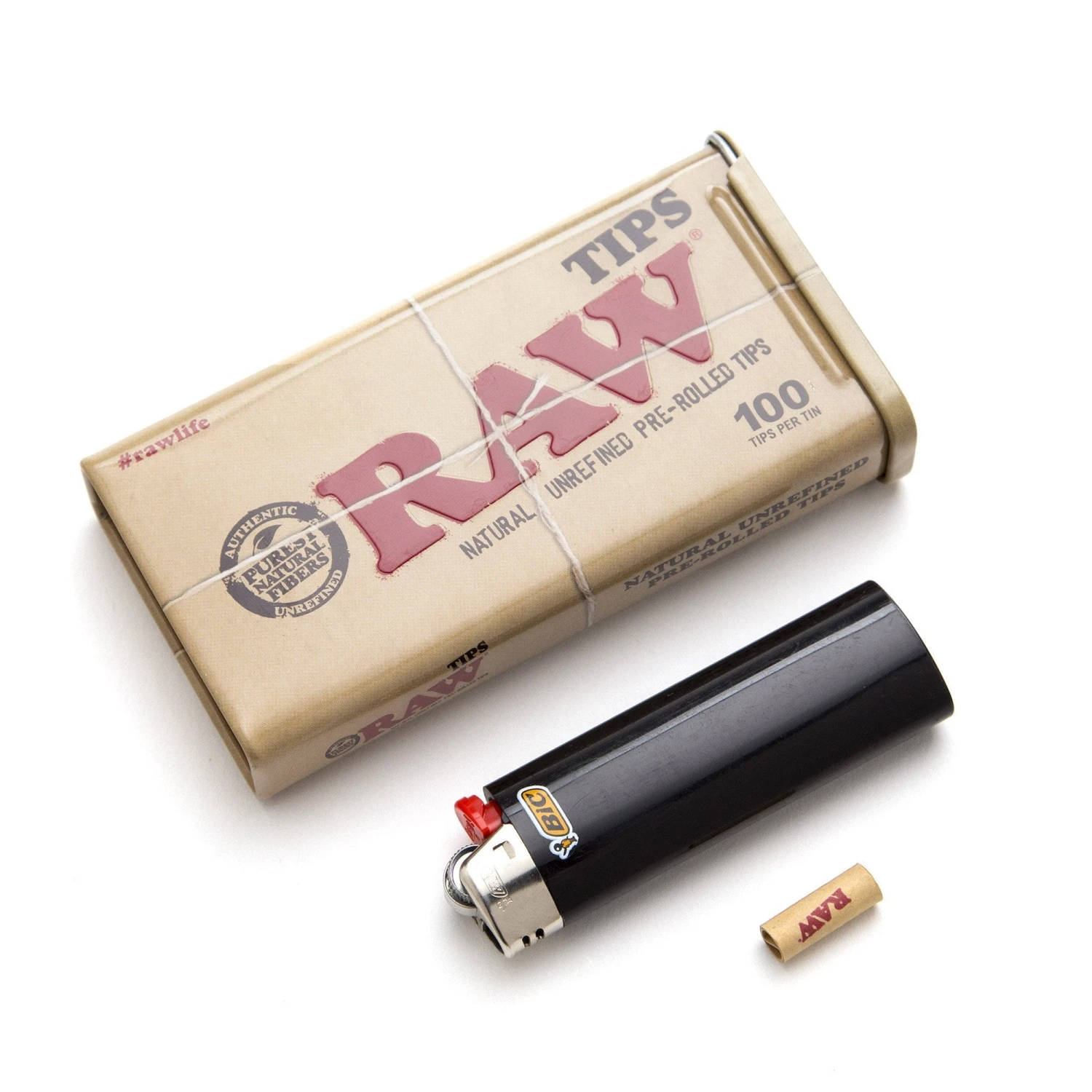 RAW 100 Pre-Rolled Tip Tin - Image 2