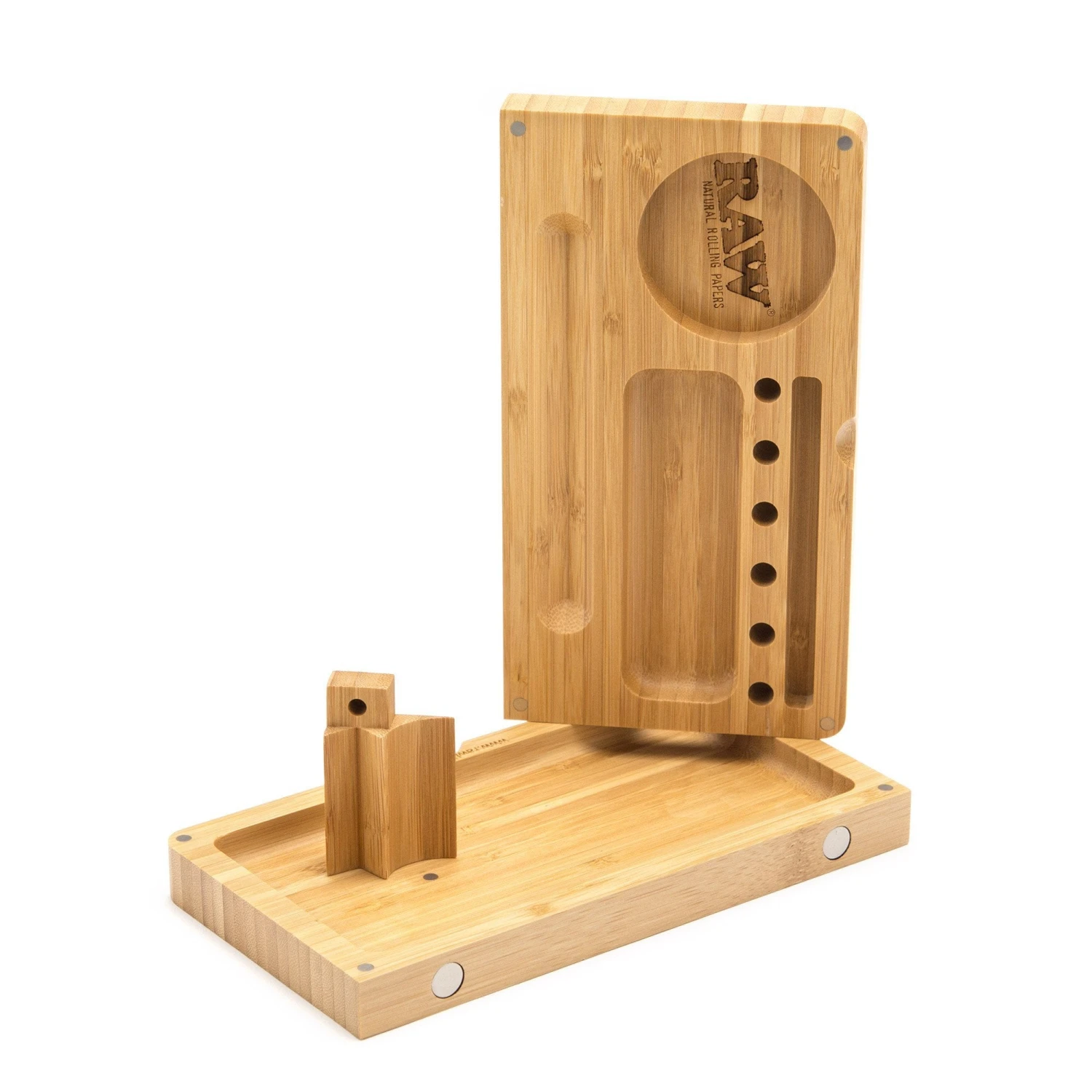 RAW Backflip Magnetic Bamboo Rolling Tray - Image 6