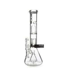 ROOR Tech 13in Fixed Shower Head Beaker Bong W/Barrel Perc