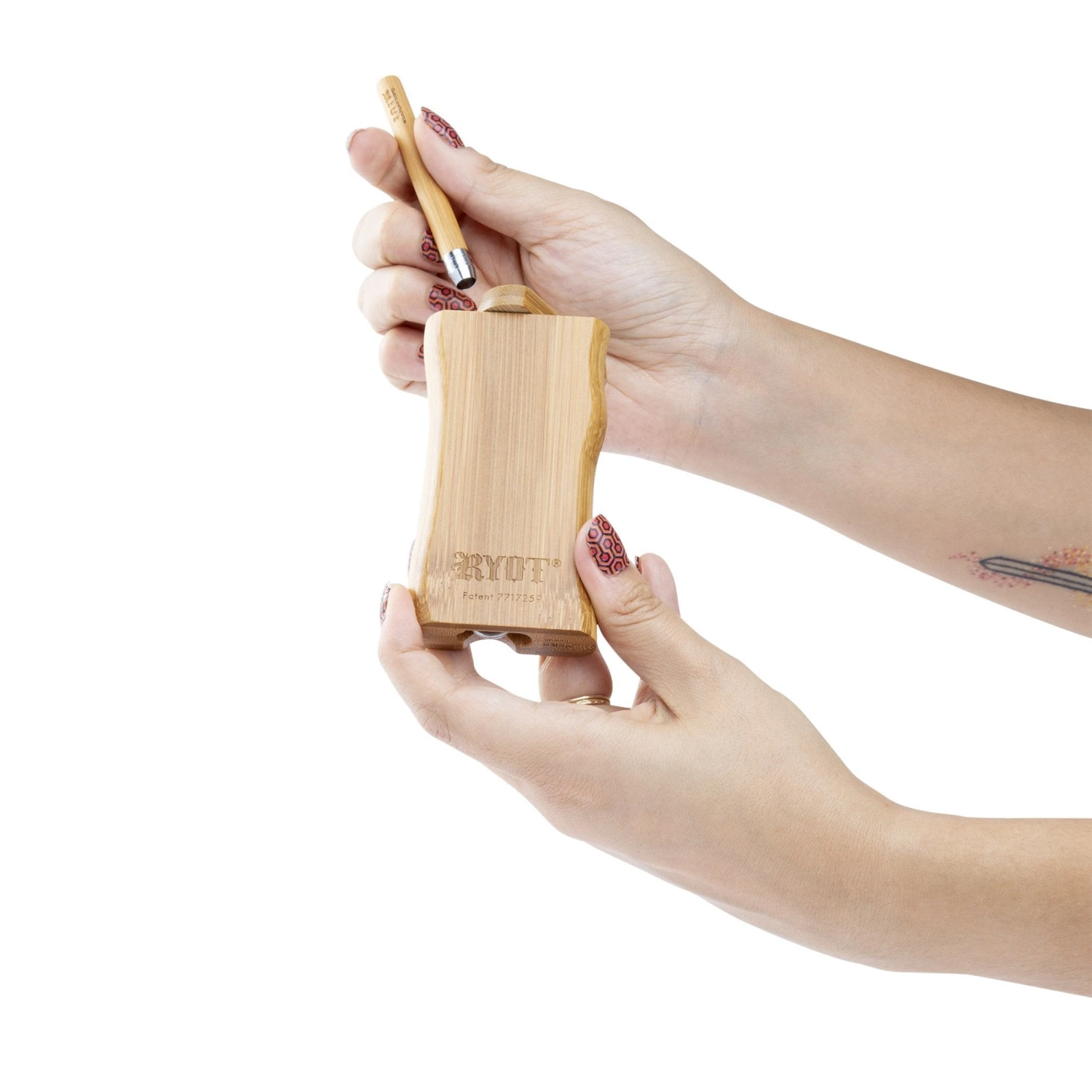 RYOT Wooden Dugout Box W/Matching One-Hitter - Bamboo - Image 3