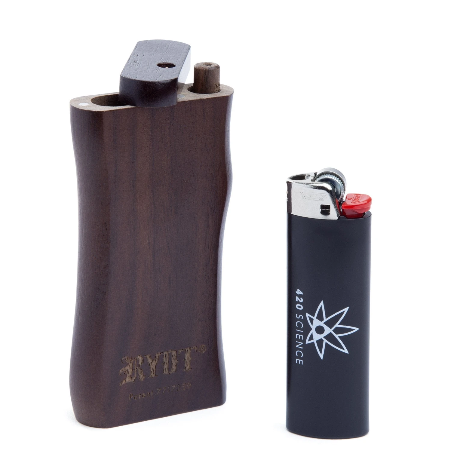 RYOT Wooden Dugout Box W/Matching One-Hitter - Walnut - Image 2