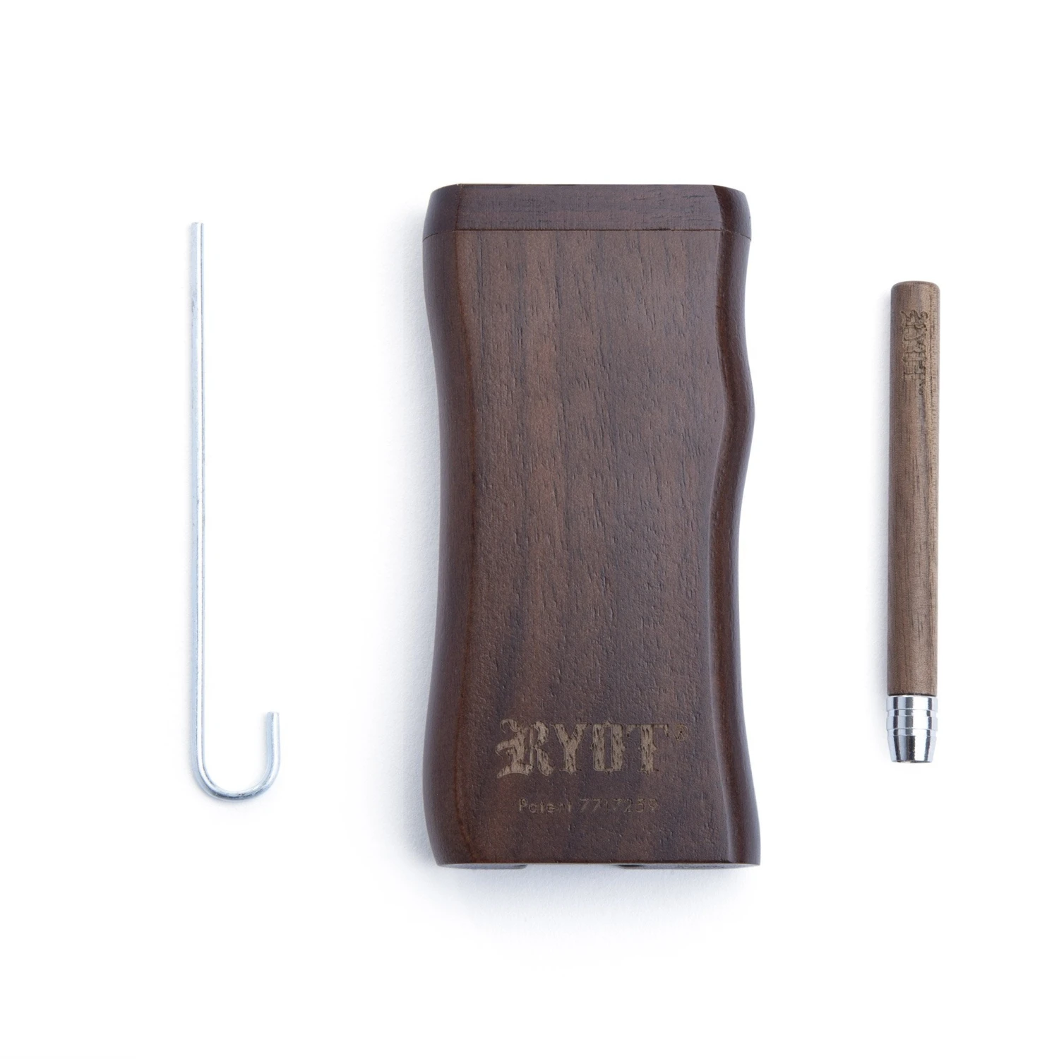 RYOT Wooden Dugout Box W/Matching One-Hitter - Walnut - Image 6