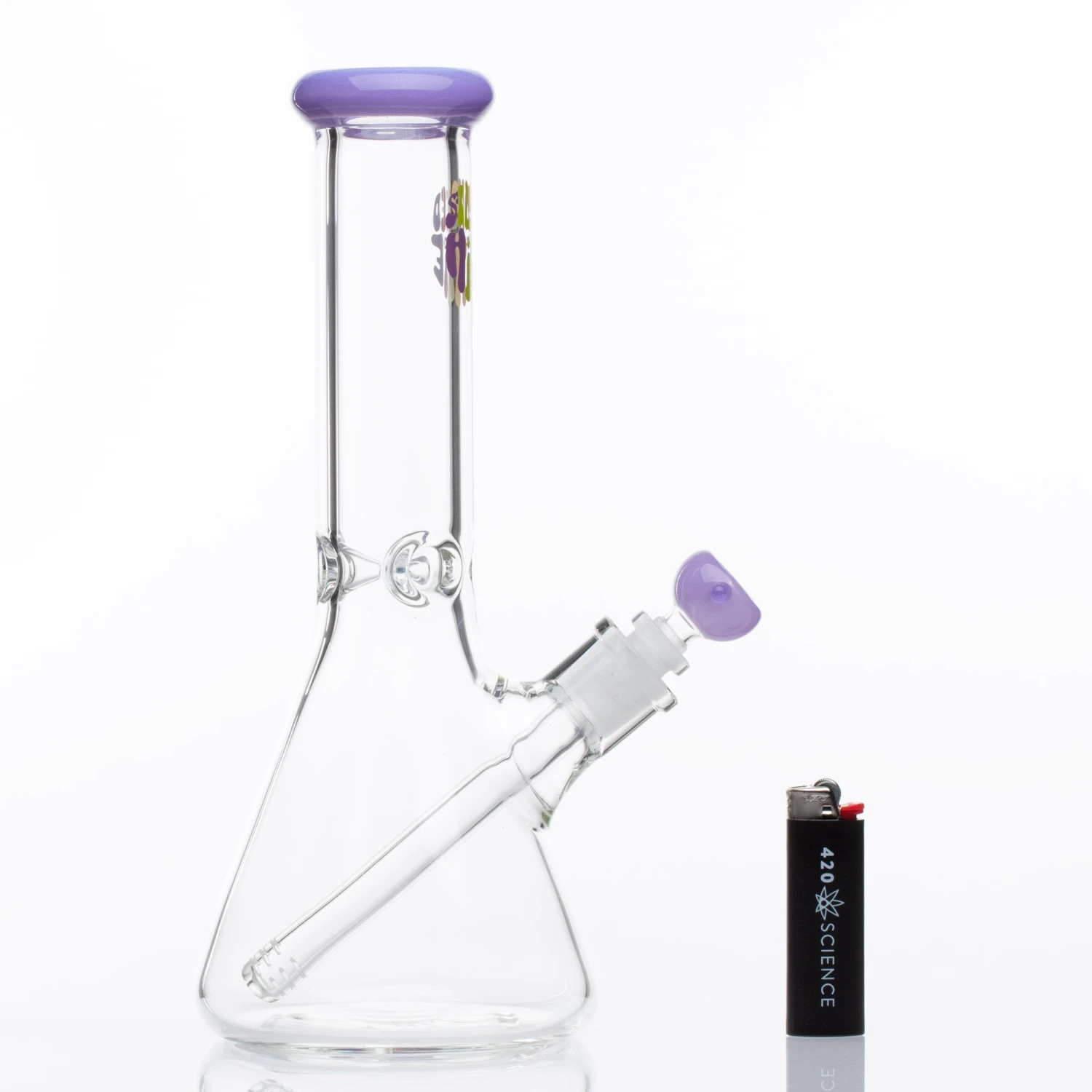 Silenced Hippie 12in Beaker Bong - Image 2